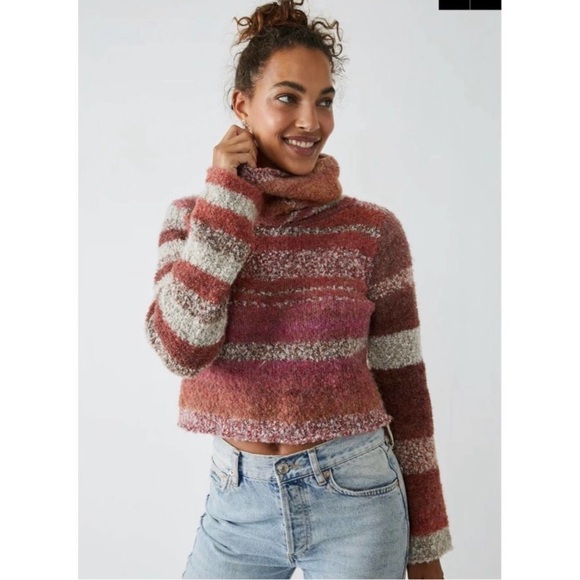 NWT Free People My Girl Turtleneck Sweater - Picture 8 of 10